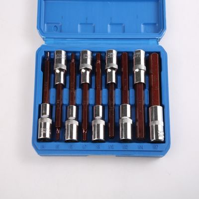 H 타입 100MM 9pcs 단단하고 안정적인 비트 소켓 세트 핸드 전자 도구