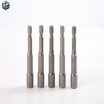 6mm*65mm*5PC CRV 재료 6.35 정밀 밀착을 위한 헥사곤 자기 견과기 드라이버 세트