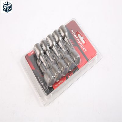 천연 마감 CRV 재료 6.35 헥사곤 10mm * 48mm * 10PC 강한 자기 견과류 드라이버 세트