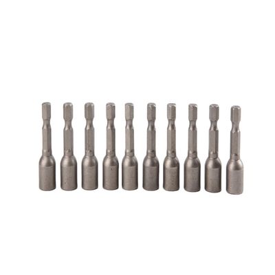 1/4인치 드라이브 크기 CRV 재료 6.35 헥사곤 9mm*42mm*10PC 강한 자기 견과기 드라이버 세트