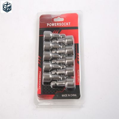 1/4인치 드라이브 크기 CRV 재료 6.35 헥사곤 9mm*42mm*10PC 강한 자기 견과기 드라이버 세트