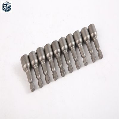 1/4인치 드라이브 크기 CRV 재료 6.35 헥사곤 9mm*42mm*10PC 강한 자기 견과기 드라이버 세트