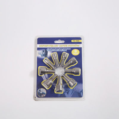맞춤형 CRV 가열 9 PCS 5mm 크기의 충격 견과류 드라이버 세트 블러스터 패키지 등급이 없습니다