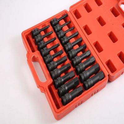 H5 ~ H19 고 내구성 CR-MO 재료로 만든 20pcs 충격 소켓 세트