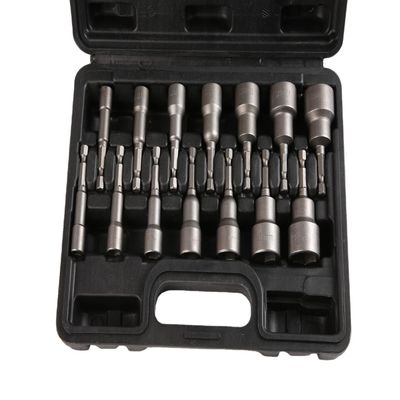 ODM 14 pcs 2.5 &quot;마그네틱 메트릭 빠른 변경 헥스 칸 너트 드라이버 세트 충격 소켓 세트