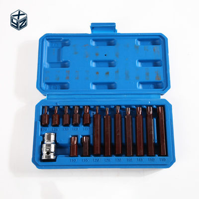 30mm 75mm S2 T 타입 15 pcs 플라스틱 상자 정밀 가공 비트 세트