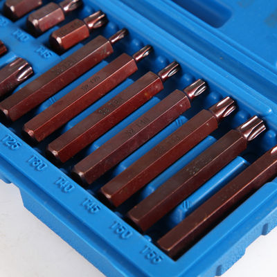 30mm 75mm S2 T 타입 15 pcs 플라스틱 상자 정밀 가공 비트 세트