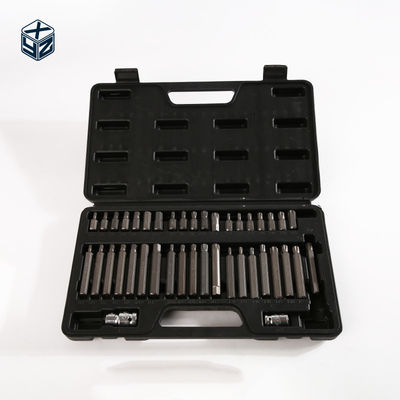 41pcs 플라스틱 상자 비트 세트 도구 고 정밀 CRV 합금 강철 산업 등급