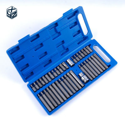 40pcs 플라스틱 상자 정밀 가공 비트 세트 CRV 산업용 수동 도구 재료