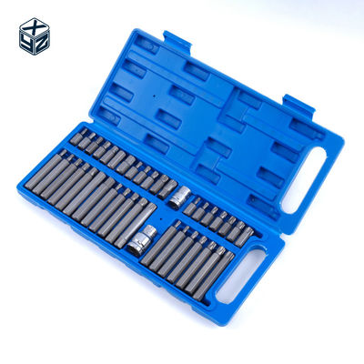 40pcs 플라스틱 상자 정밀 가공 비트 세트 CRV 산업용 수동 도구 재료