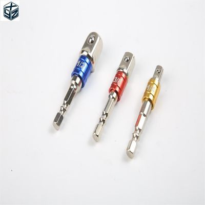 CRV 크롬 바나디움 스틸 실버 1/4' 54mm 유니버설 소켓 어댑터