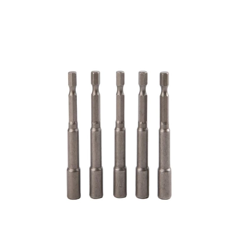 강성 마그네틱 너트 드라이버 세트 1/4' 65MM 5pcs CRV 재료 거품 껍질 포장