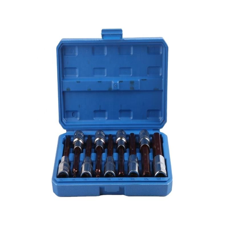 H 타입 100MM 9pcs 단단하고 안정적인 비트 소켓 세트 핸드 전자 도구