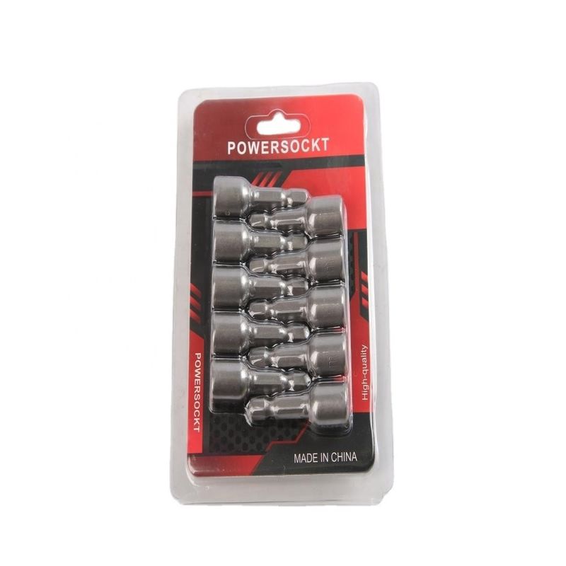 6.35 헥사곤 8mm*42mm*10PC CRV 자기 견과기 드라이버 세트