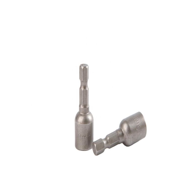 CRV 재료 6.35 헥사곤 10mm*42mm*10PC 강한 자기에 대한 자기 견과기 드라이버 세트